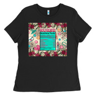 Black nurse nutrition facts Ladies Tee - Zillion Design Studio