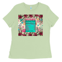 Matcha nurse nutrition facts Ladies Tee - Zillion Design Studio
