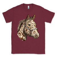 Burgundy appaloosa horse Classic Tee - LillyAllenDesigns