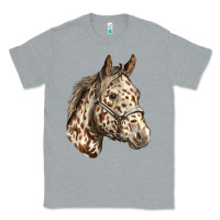 Heather Grey appaloosa horse Classic Tee - LillyAllenDesigns