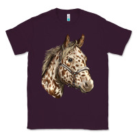 Plum appaloosa horse Classic Tee - LillyAllenDesigns