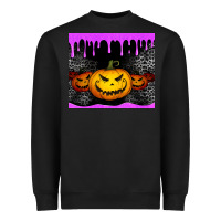 Black halloween jack o'lantern dripping glitter tumbler Heavyweight Sweatshirt - Jasminsmagicworld