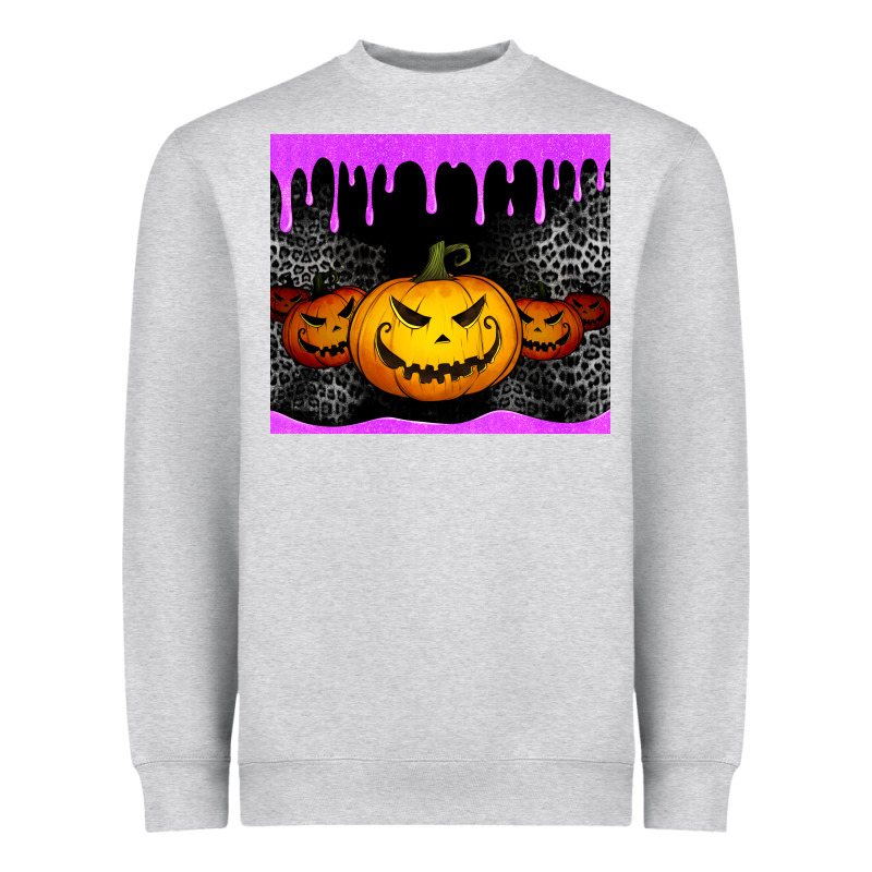 Halloween Jack O'lantern Dripping Glitter Tumbler Heavyweight Sweatshirt by Jasminsmagicworld | Teevron