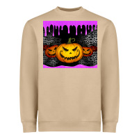 Mushroom halloween jack o'lantern dripping glitter tumbler Heavyweight Sweatshirt - Jasminsmagicworld