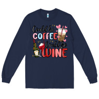 Navy could be coffee could be wine Long Sleeve Tee - MaliasSmallBusiness