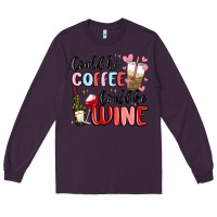 Plum could be coffee could be wine Long Sleeve Tee - MaliasSmallBusiness
