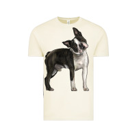 Vintage Arctic Boston Terrier Vintage Tee - LillyAllenDesigns