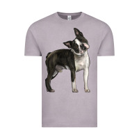 Vintage Zinc Boston Terrier Vintage Tee - LillyAllenDesigns