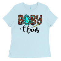 Baby Blue baby claus Ladies Tee - JahusDesignShop