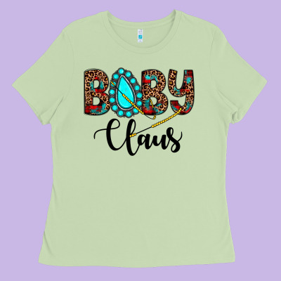 Baby Claus Ladies Tee Designed By Jahusdesignshop