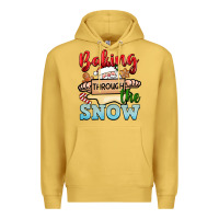 Baking Through The Snow Premium Hoodie | Teevron