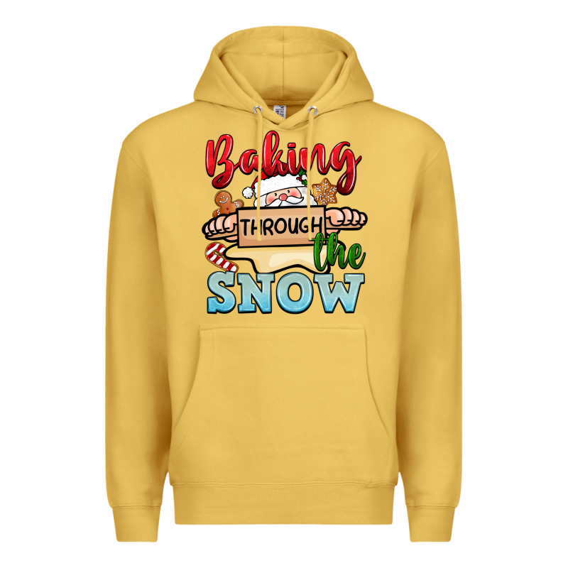 Baking Through The Snow Premium Hoodie by NancyCooperArtShop | Teevron