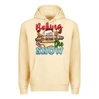 Pina Colada Baking through the snow Premium Hoodie - NancyCooperArtShop