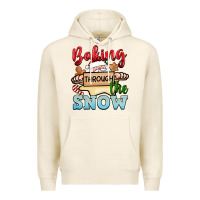 Tofu Baking through the snow Premium Hoodie - NancyCooperArtShop