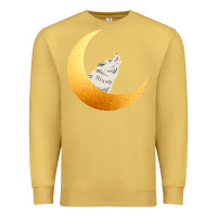 Antique Gold Howling Wolf Premium Sweatshirt - Bettercallsaul