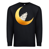 Black Howling Wolf Premium Sweatshirt - Bettercallsaul