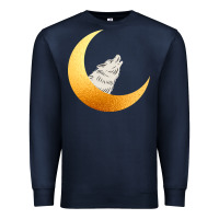 Navy Howling Wolf Premium Sweatshirt - Bettercallsaul