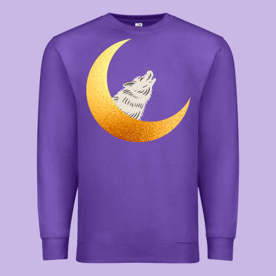 Howling Wolf Premium Sweatshirt Designed By Bettercallsaul