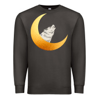 Smoke Howling Wolf Premium Sweatshirt - Bettercallsaul