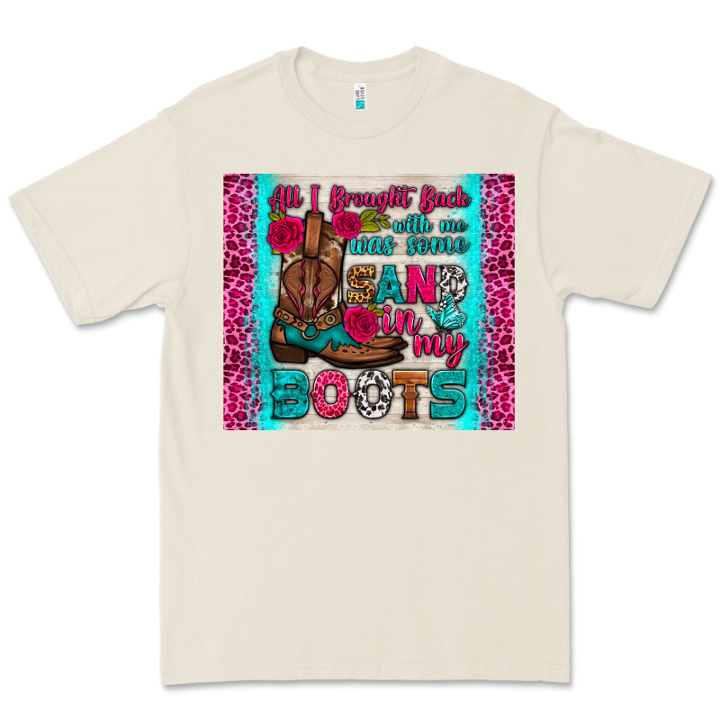 All I Brought Back With Me Was Some Sand In My Boots Tumbler Premium Tee by HRA Design Shop | Teevron