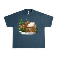 Midnight Navy Christmas cookies Urban Heavy Tee - Jasminsmagicworld