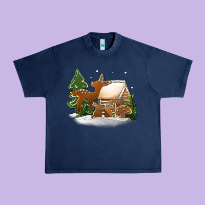 Christmas Cookies Urban Heavy Tee Designed By Jasminsmagicworld