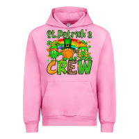 Fuchsia Pink St. Patrick's Day crew Urban Hoodie - OliviaCreatesArt