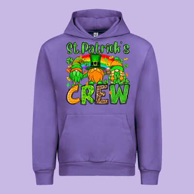 St. Patrick's Day Crew Urban Hoodie Designed By Oliviacreatesart