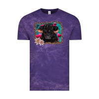 Cloud Purple v.d belted galloway cow Vintage Tee - AdoDesignShop