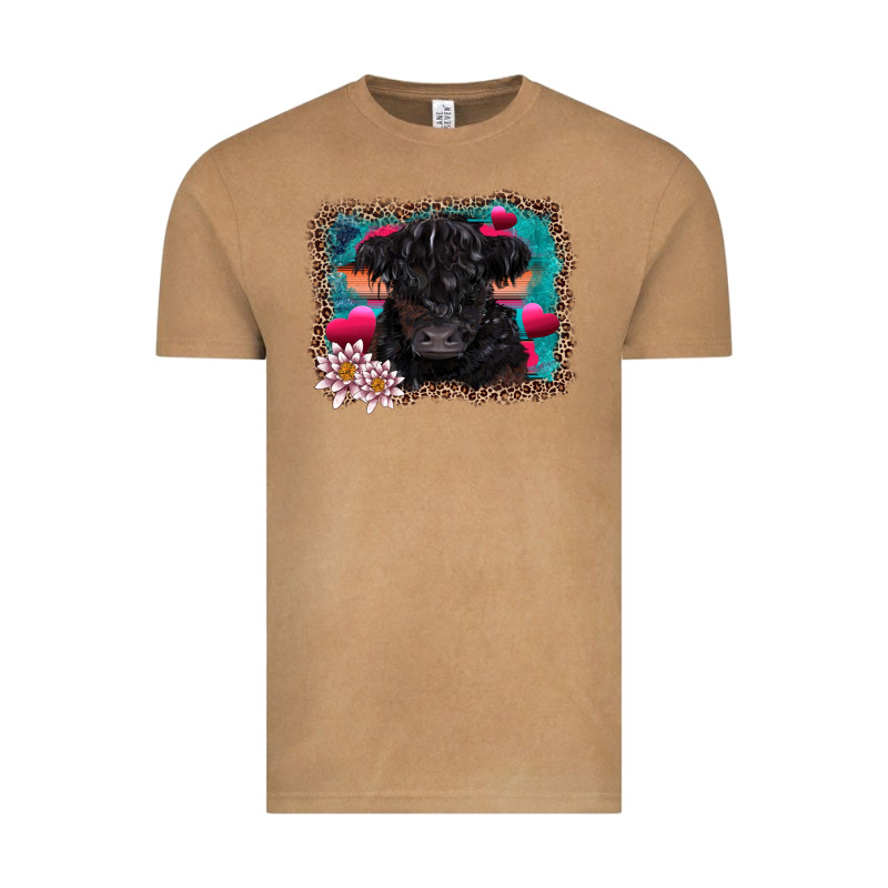 V.d Belted Galloway Cow Vintage Tee by AdoDesignShop | Teevron