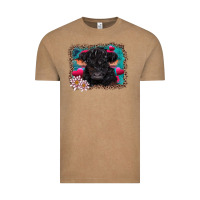 Vintage Coffee v.d belted galloway cow Vintage Tee - AdoDesignShop