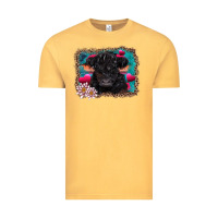 Vintage Mustard v.d belted galloway cow Vintage Tee - AdoDesignShop