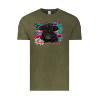 Vintage Olive v.d belted galloway cow Vintage Tee - AdoDesignShop