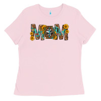 Bubblegum Pink mom with aztec mothers day Ladies Tee - texasbilliewilder