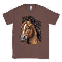 Chestnut quarter horse portrait Classic Tee - LillyAllenDesigns