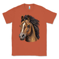 Copper quarter horse portrait Classic Tee - LillyAllenDesigns