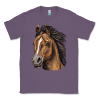Lavender quarter horse portrait Classic Tee - LillyAllenDesigns