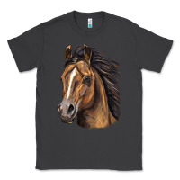 Smoke quarter horse portrait Classic Tee - LillyAllenDesigns