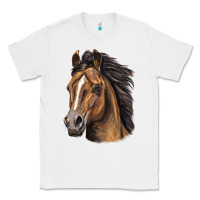 White quarter horse portrait Classic Tee - LillyAllenDesigns