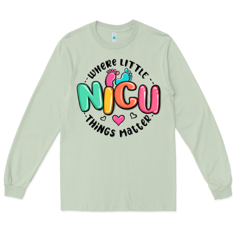 Nicu Where Little Things Matter Long Sleeve Tee by MaliasSmallBusiness | Teevron