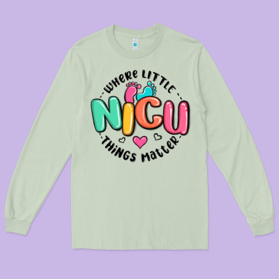 Nicu Where Little Things Matter Long Sleeve Tee Designed By Maliassmallbusiness