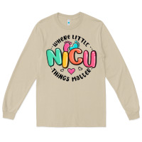 Mushroom nicu where little things matter Long Sleeve Tee - MaliasSmallBusiness