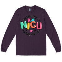 Plum nicu where little things matter Long Sleeve Tee - MaliasSmallBusiness