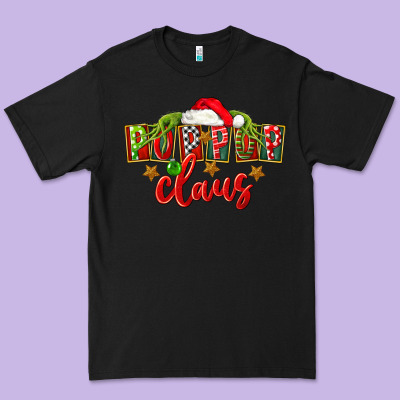 Christmas Pop Pop Claus Premium Tee Designed By Fadigitalartstudio