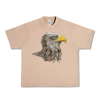 Burro American White Sea Eagle Head Urban Heavy Tee - LillyAllenDesigns