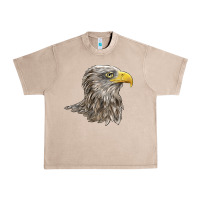 French Oak American White Sea Eagle Head Urban Heavy Tee - LillyAllenDesigns