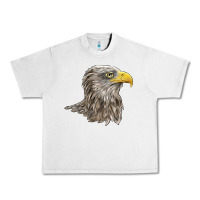 American White Sea Eagle Head Urban Heavy Tee | Teevron