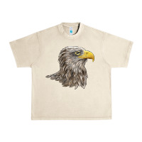 Sandshell American White Sea Eagle Head Urban Heavy Tee - LillyAllenDesigns