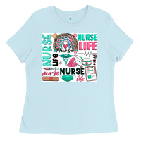 Baby Blue nurse life Ladies Tee - Zillion Design Studio