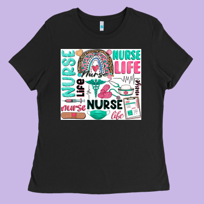 Nurse Life Ladies Tee Designed By Zillion Design Studio